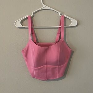 OFFLINE By Aerie SZ Large Real Me Hold Up! Corset Sports Bra